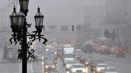 Mild frost, but with fog and rain: the weather in Kyiv at the start of the week.