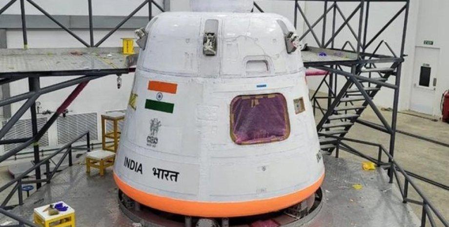 India has completed the assembly of its spacecraft, which will soon launch Indian astronauts into orbit for the first time (photo included).